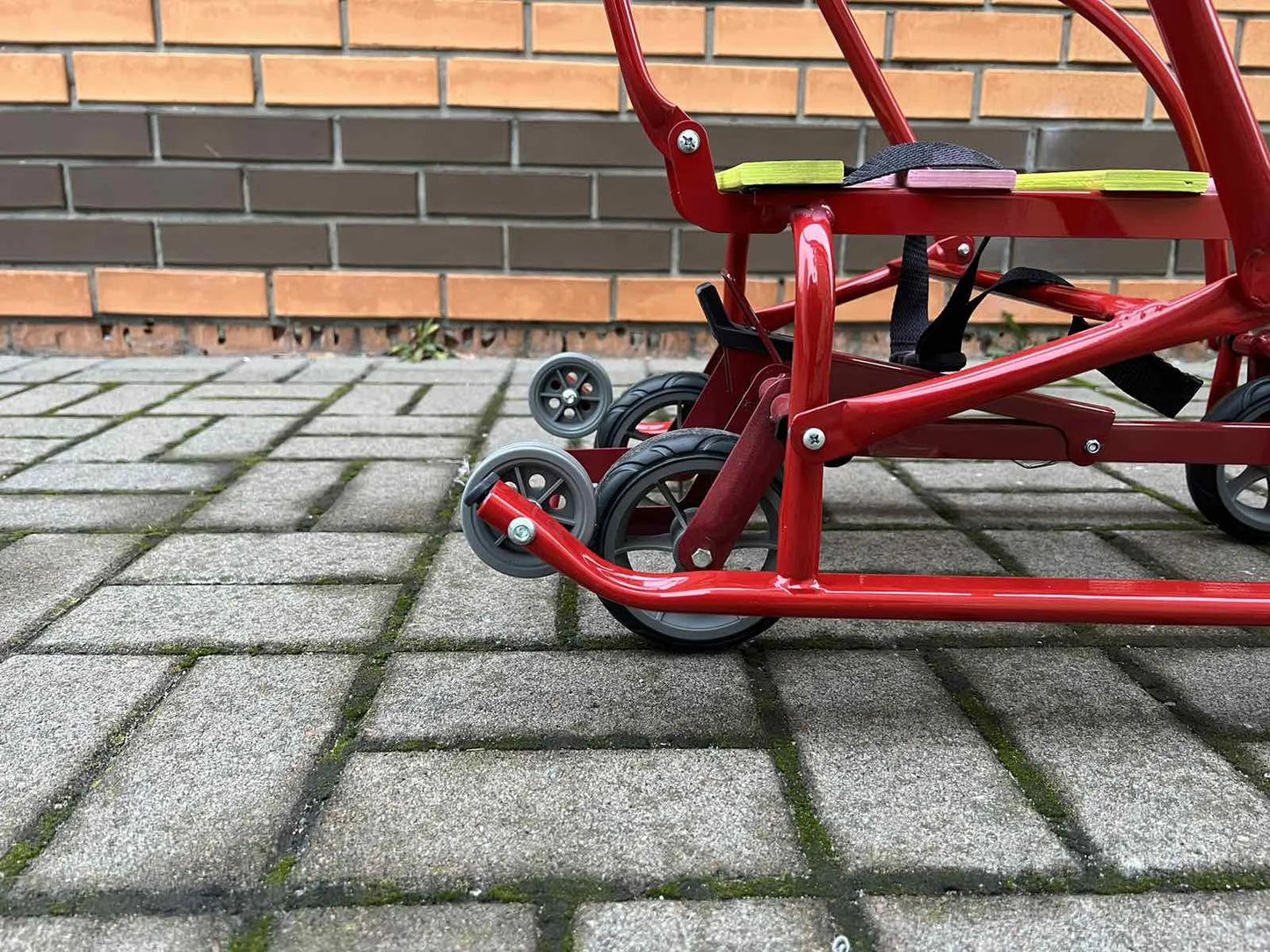 Дитячі санки на колесах Мрія червоні - изображение 7