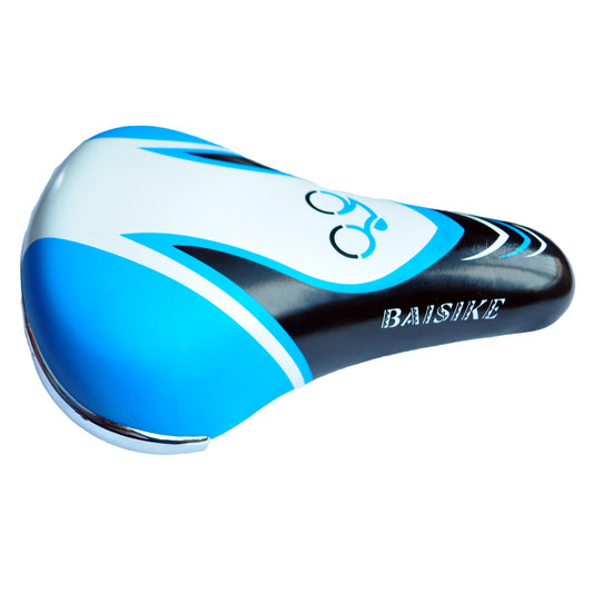 Седло Baisike N185-3 детское с замком зеленый/желтый