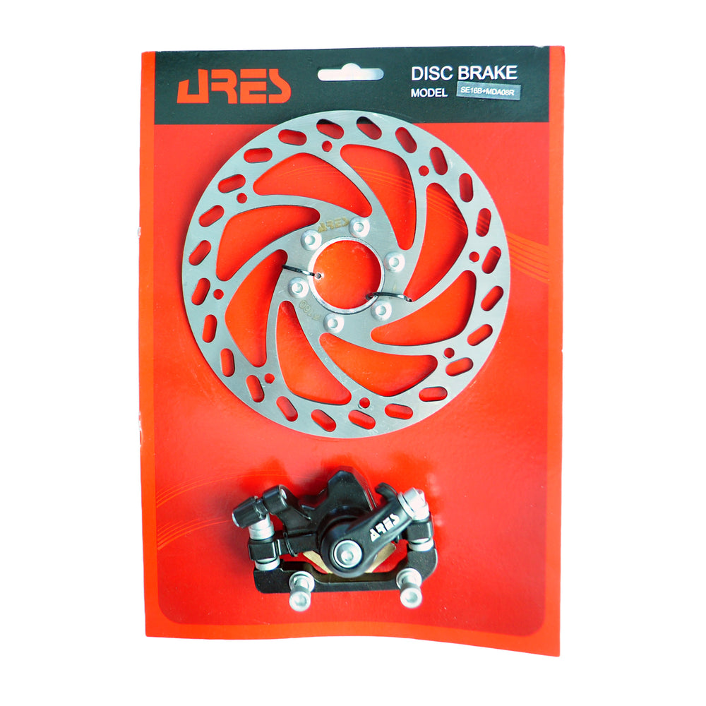 Ares MDA08+SE16B tylny hamulec tarczowy typu IS, tarcza z nakrętką 160mm