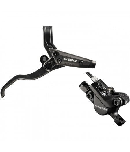 Hamulce tarczowe hydrauliczne Shimano BL-M425/BR-M395 czarne, tył, 1400 mm