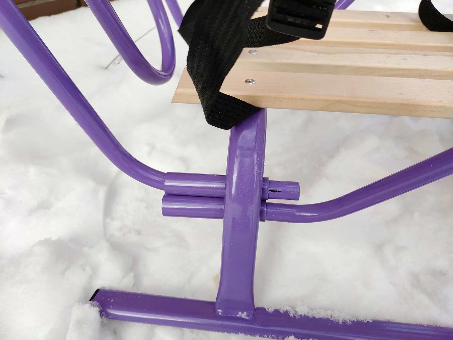 Дитячі санки Королівські з ручкою-штовхачем - изображение 4