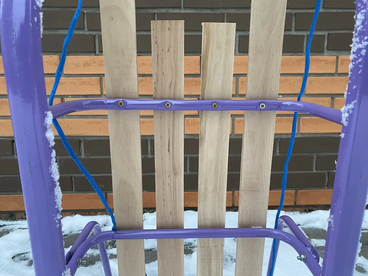 Дитячі санки Водан сд-1 фіолетові без ручки-штовхача - изображение 6