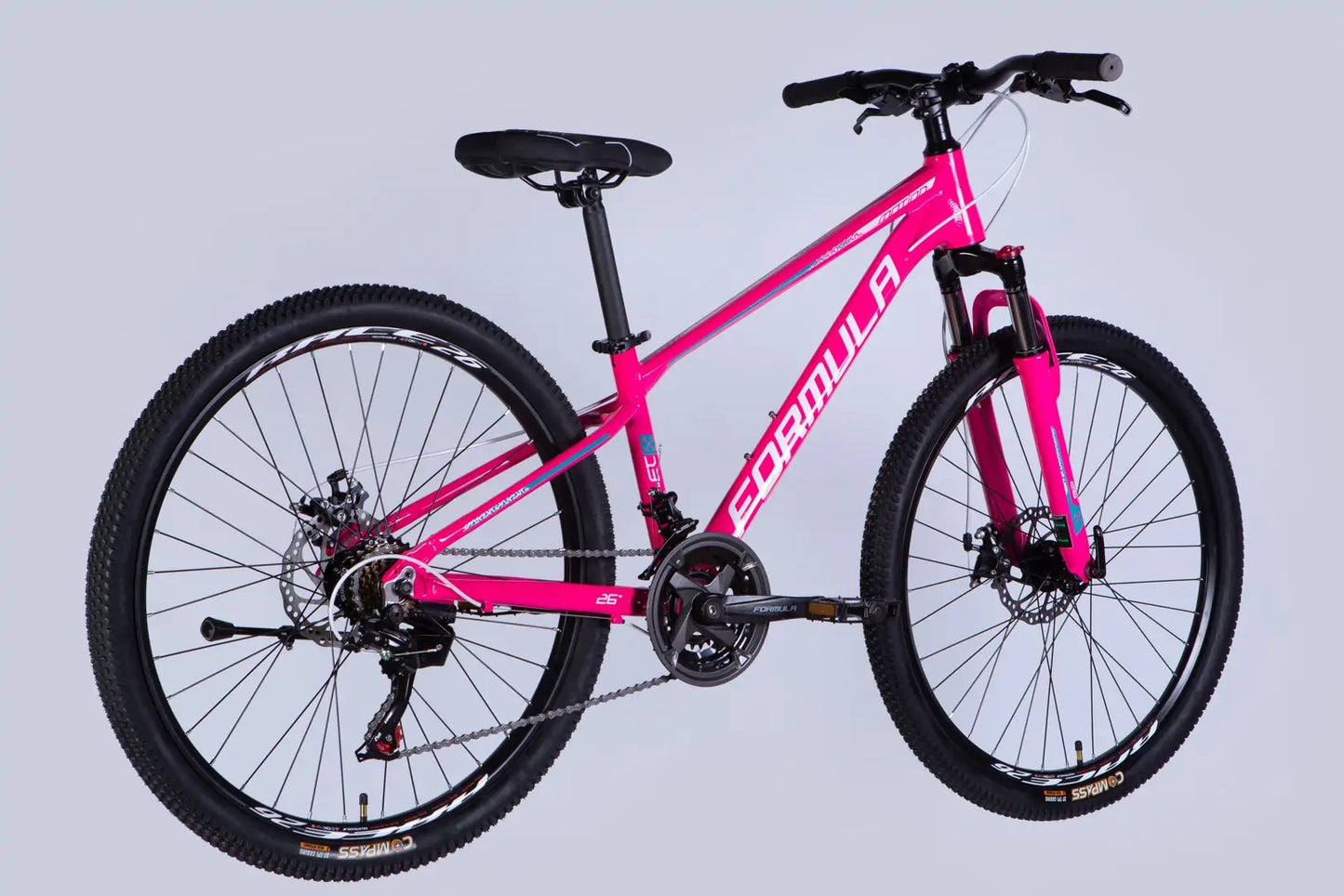 Велосипед AL 26" Formula MOTION DD FR рама-13" рожевий з білим 2026