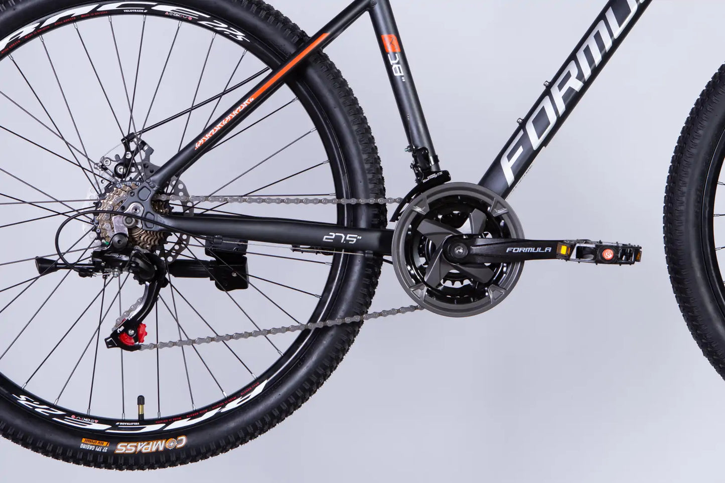 Велосипед AL 27.5" Formula MOTION DD FR рама-18" темно-сiрий (матовий) 2026