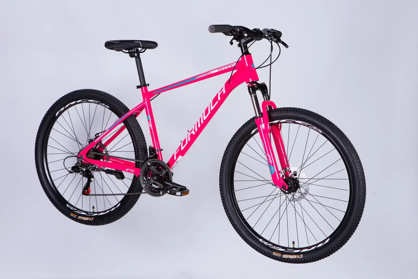 Велосипед AL 27.5" Formula MOTION DD FR рама-18" рожевий з білим 2026