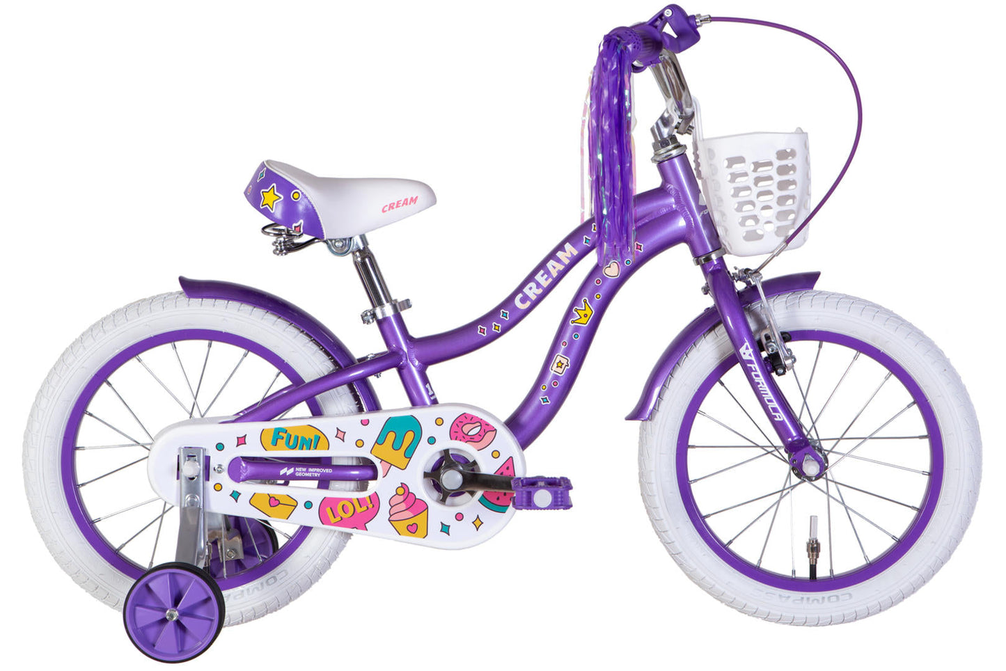 Велосипед AL 16" Formula Kid CREAM BH рама-8,5" фіолетовий 2026