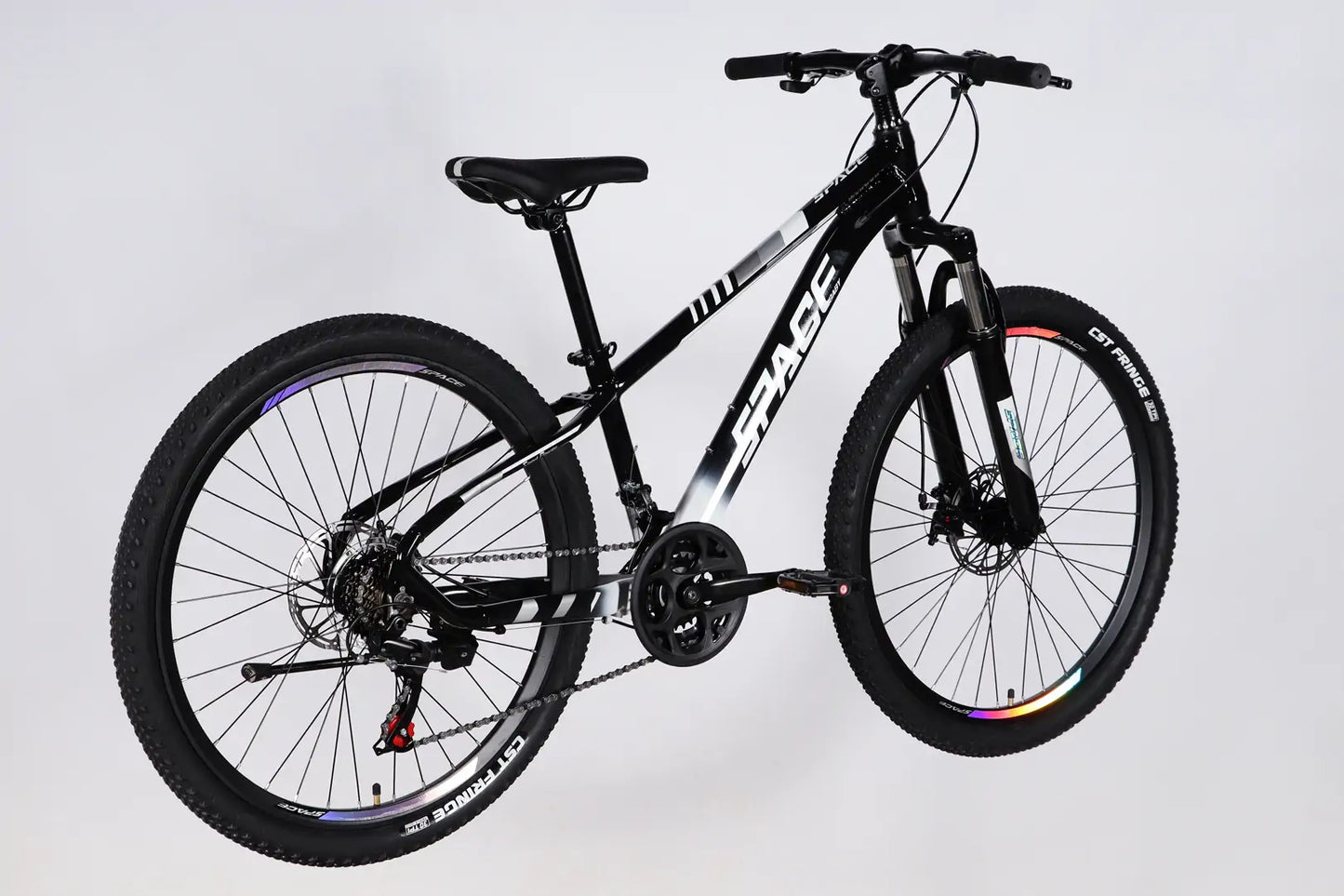 Велосипед AL 26" SPACE MERCURY DD FR рама-13" чорно-білий 2026