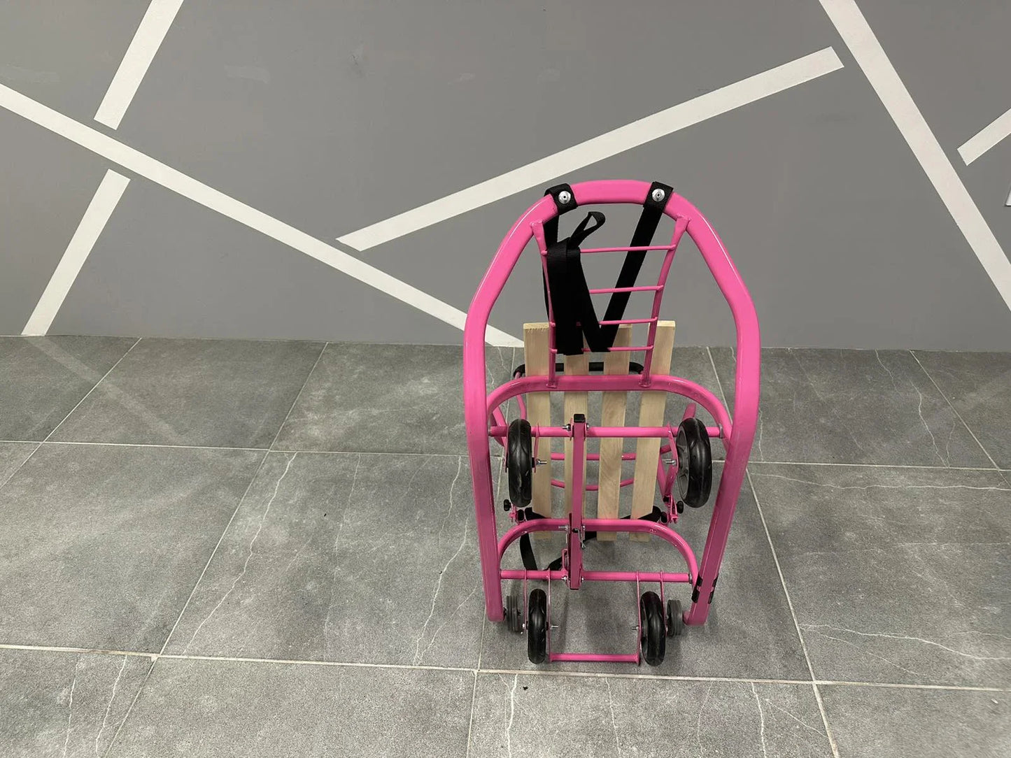 Дитячі санки на колесах Патріот-2 рожеві - изображение 2