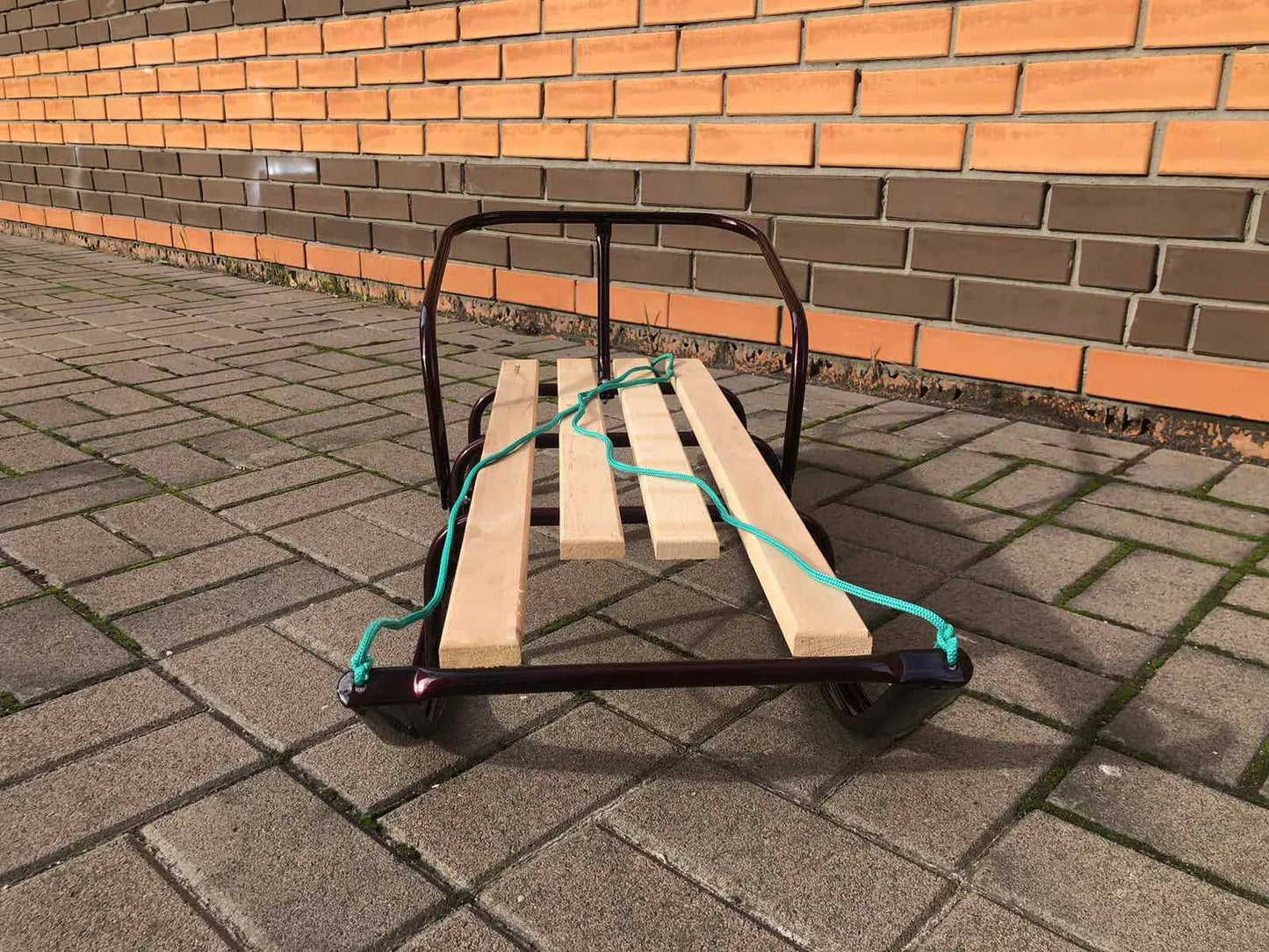 Дитячі санки Водан сд-1 без ручки-штовхача бордо - изображение 6