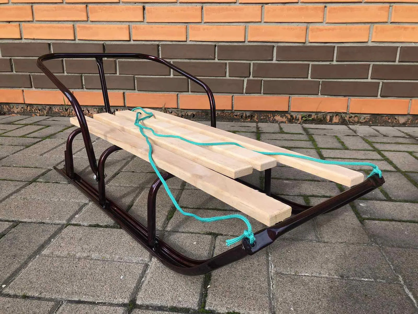 Дитячі санки Водан сд-1 без ручки-штовхача бордо