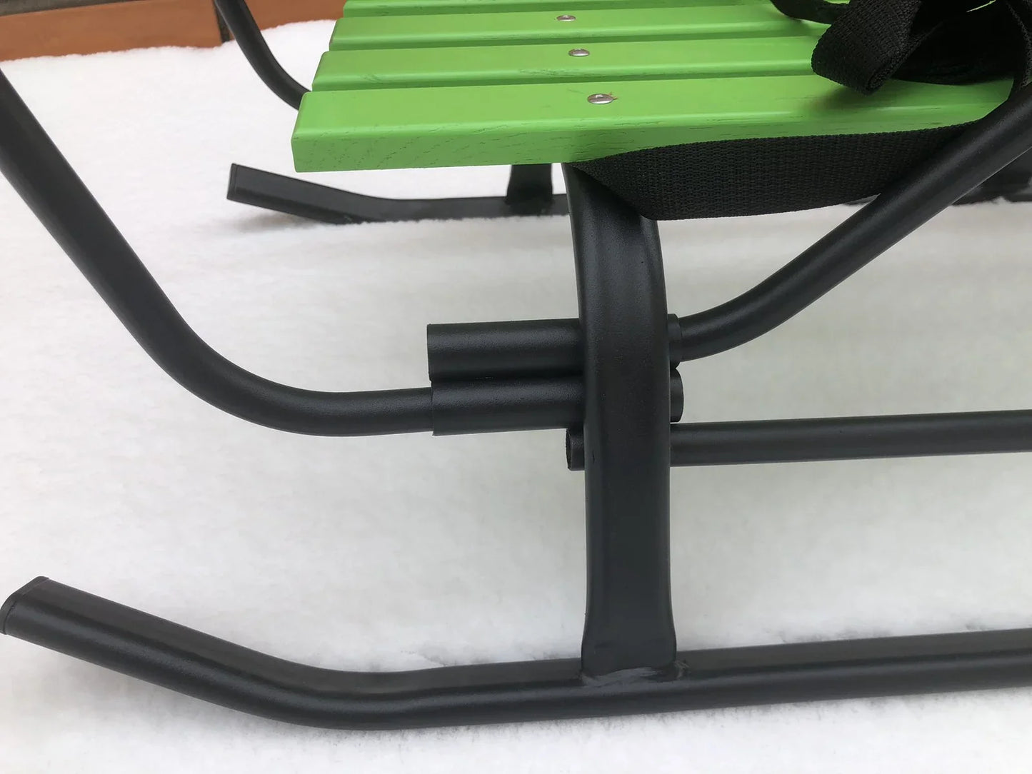 Дитячі санки Витан комета з ручкою-штовхачем чорні - изображение 3