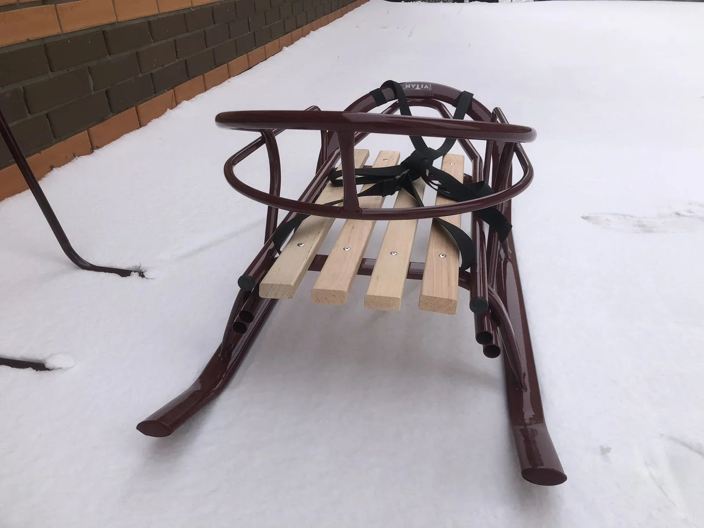 Дитячі санки Вітан Спринтер з ручкою-штовхачем - изображение 3