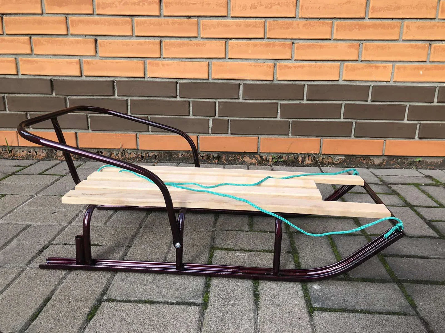 Дитячі санки Водан сд-1 без ручки-штовхача бордо - изображение 4