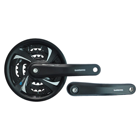 Korba Shimano FC-TY301, 170mm, 42x34x24T, z czarną osłoną