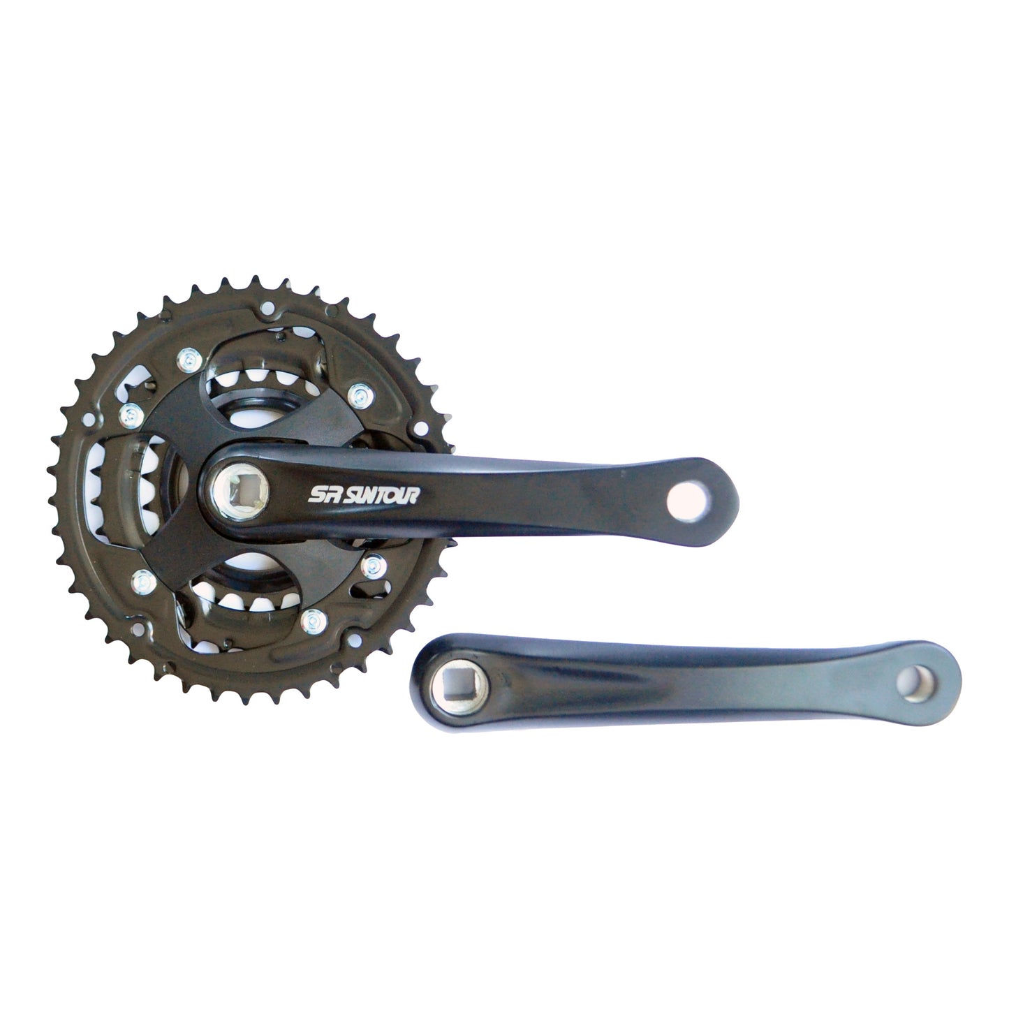 Шатун Suntour XR 42x34x24T 175мм черный