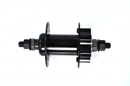 Piasta Shunfeng przednia. ST 3/8x14Gx36Hx100x140 ED z nakrętkami
