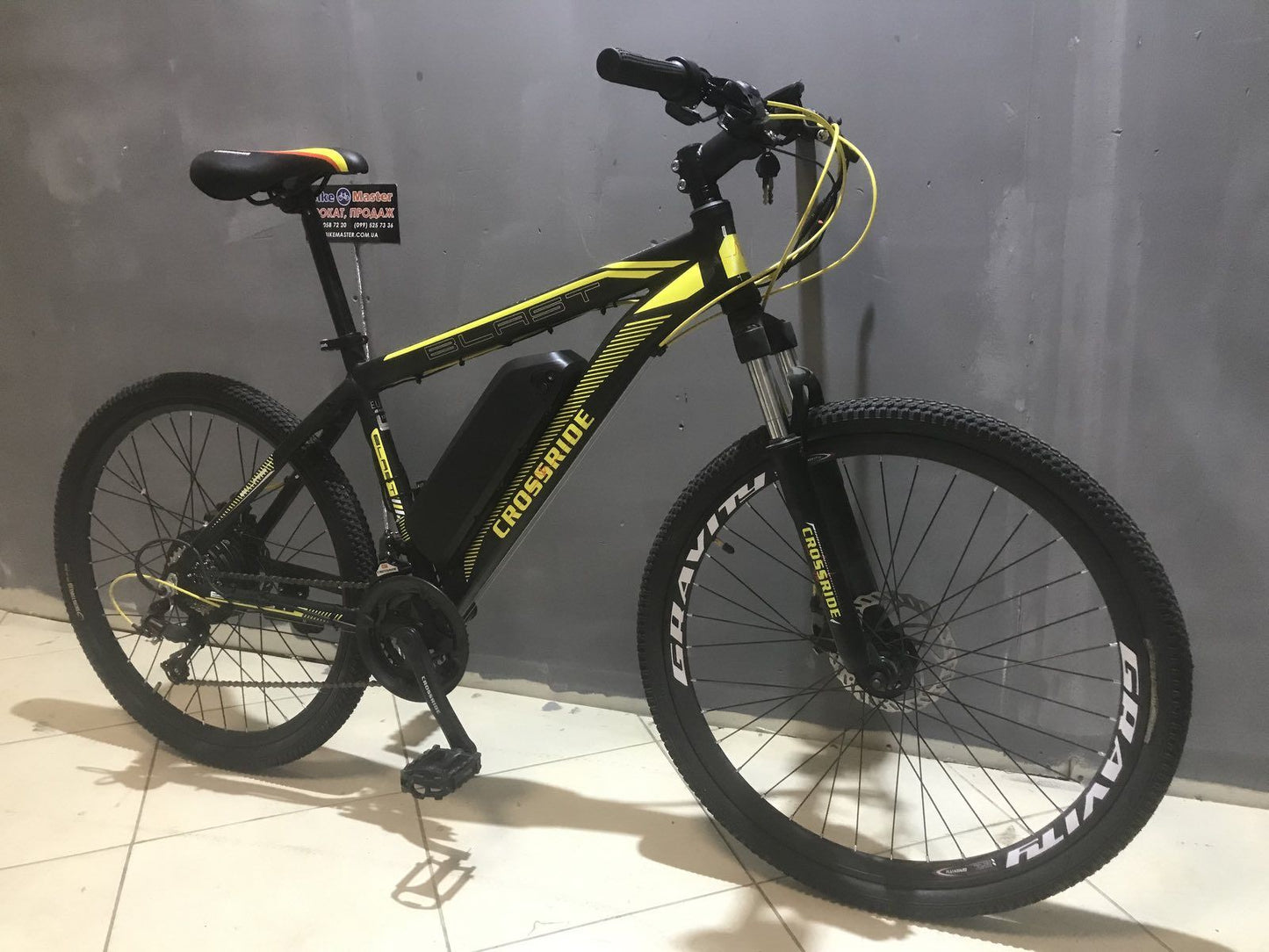 Электровелосипед Crossride Blast 26" 36В 500Вт 13Ач - фото 7