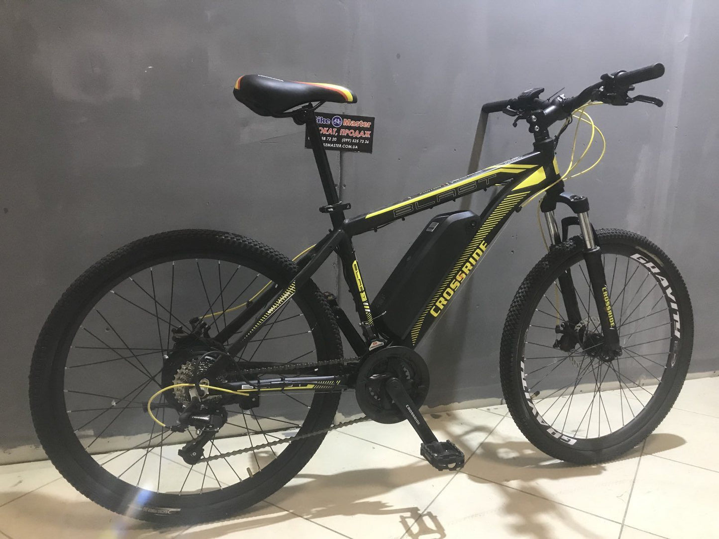 Электровелосипед Crossride Blast 26" 36В 500Вт 13Ач - фото 8