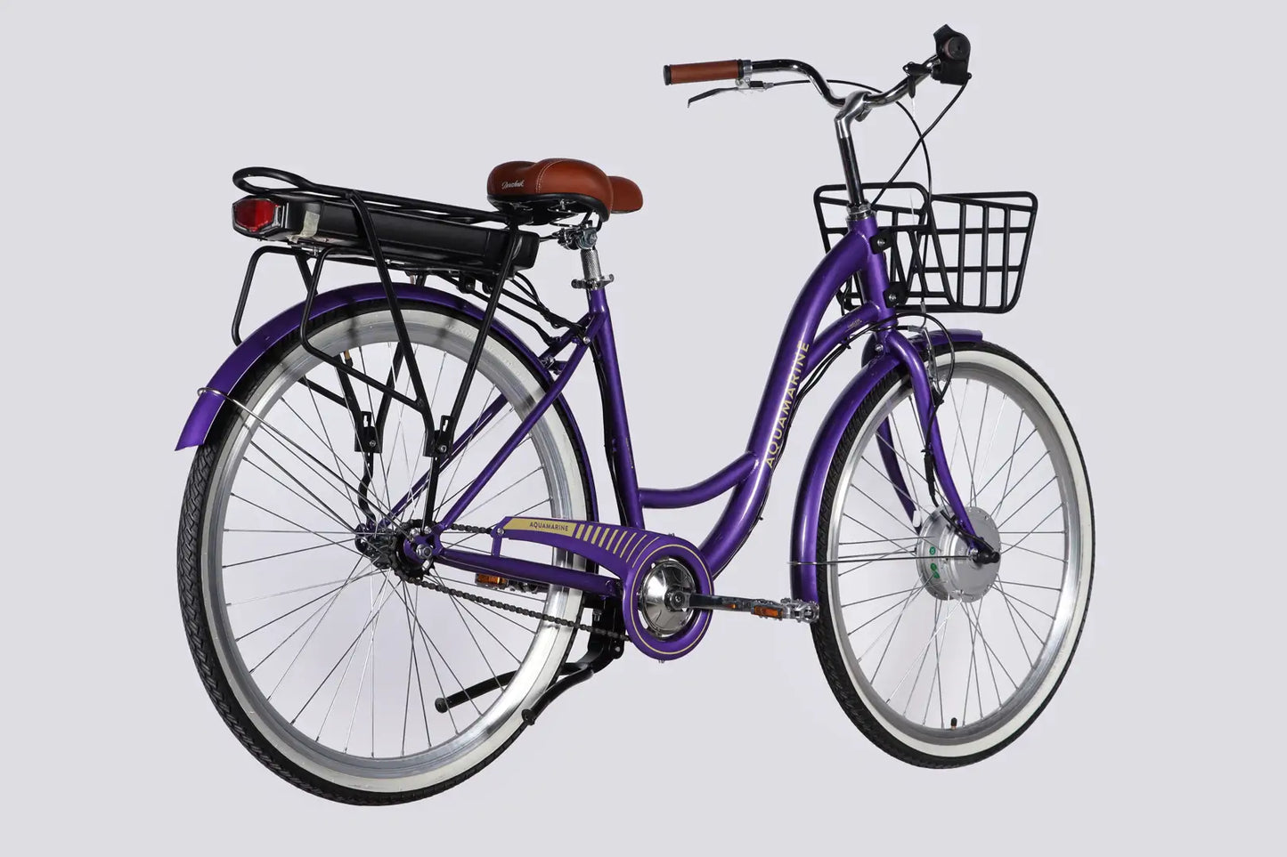 Велосипед з електроприводом 28" ST Dorozhnik eAQUAMARINE BH рама-19" 36B 13А*г 500Вт фіолетовий з кошиком 2026