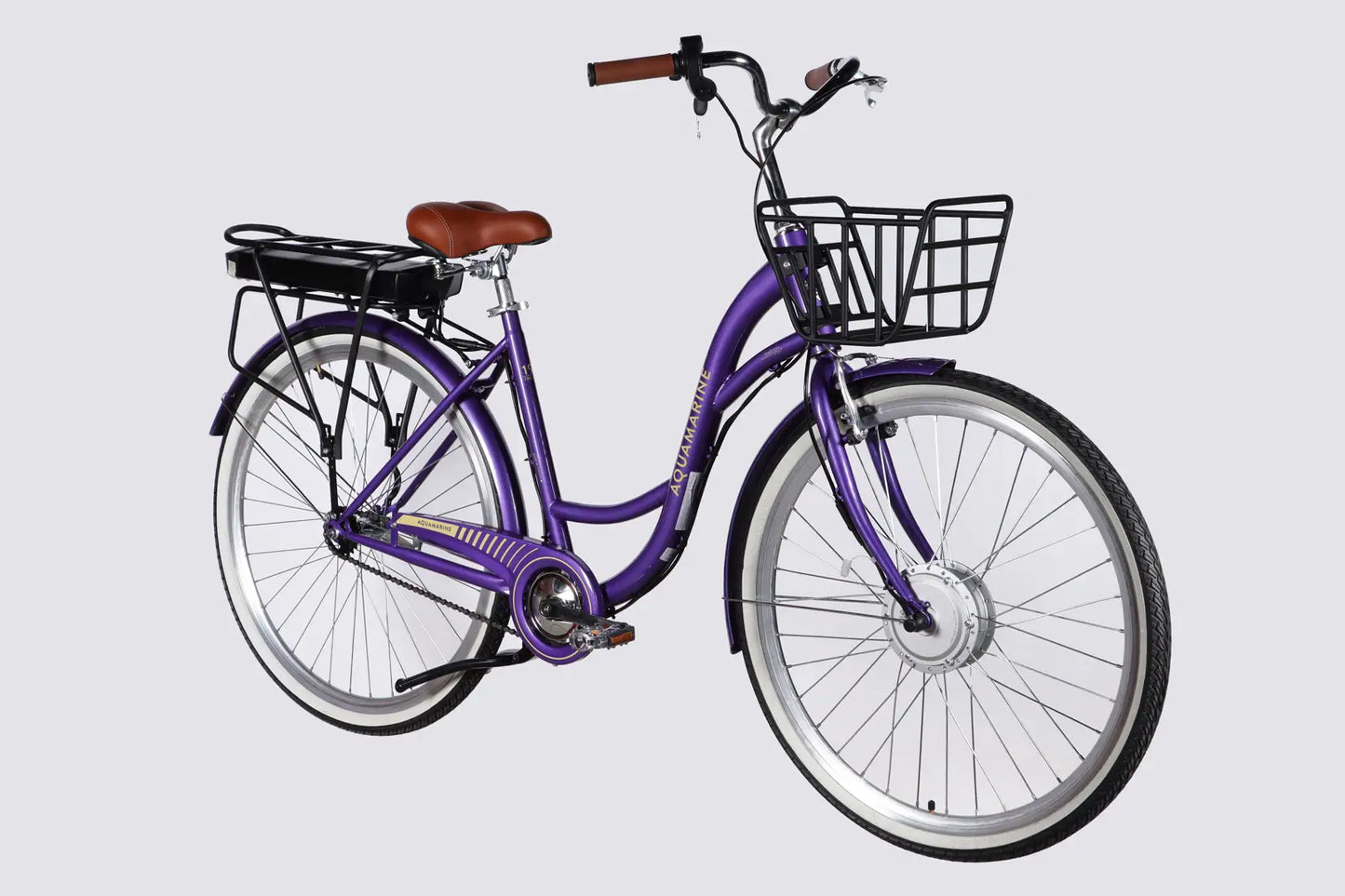 Велосипед з електроприводом 28" ST Dorozhnik eAQUAMARINE BH рама-19" 36B 13А*г 500Вт фіолетовий з кошиком 2026