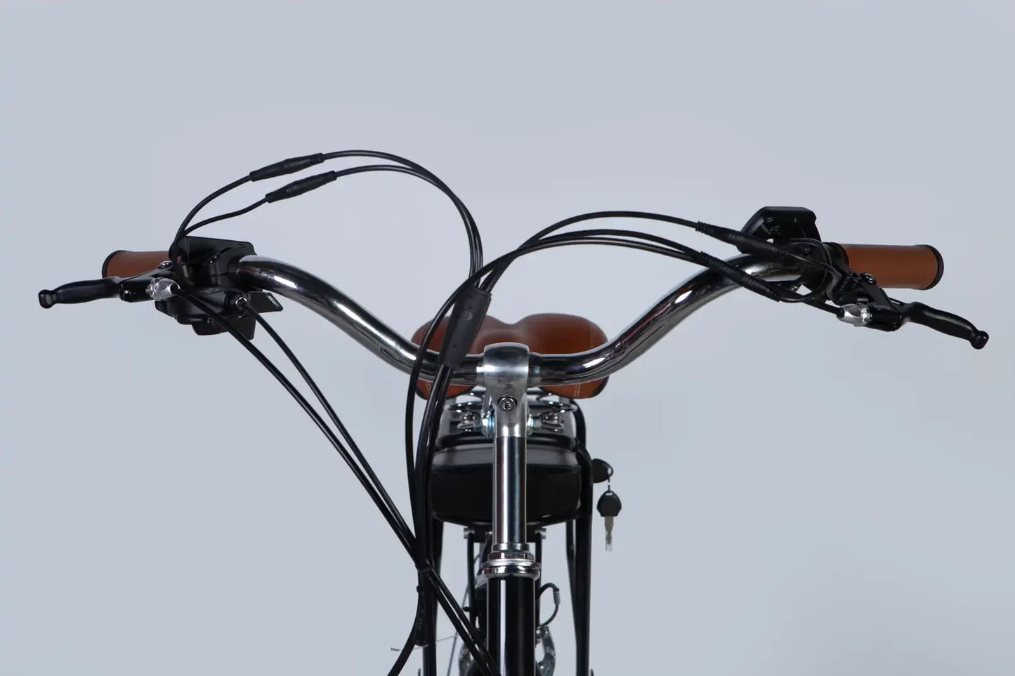 Велосипед уцінений з електроприводом 28" ST Dorozhnik eRETRO Vbr FR рама-19" 36B 13А*г 500Вт чорний 2026