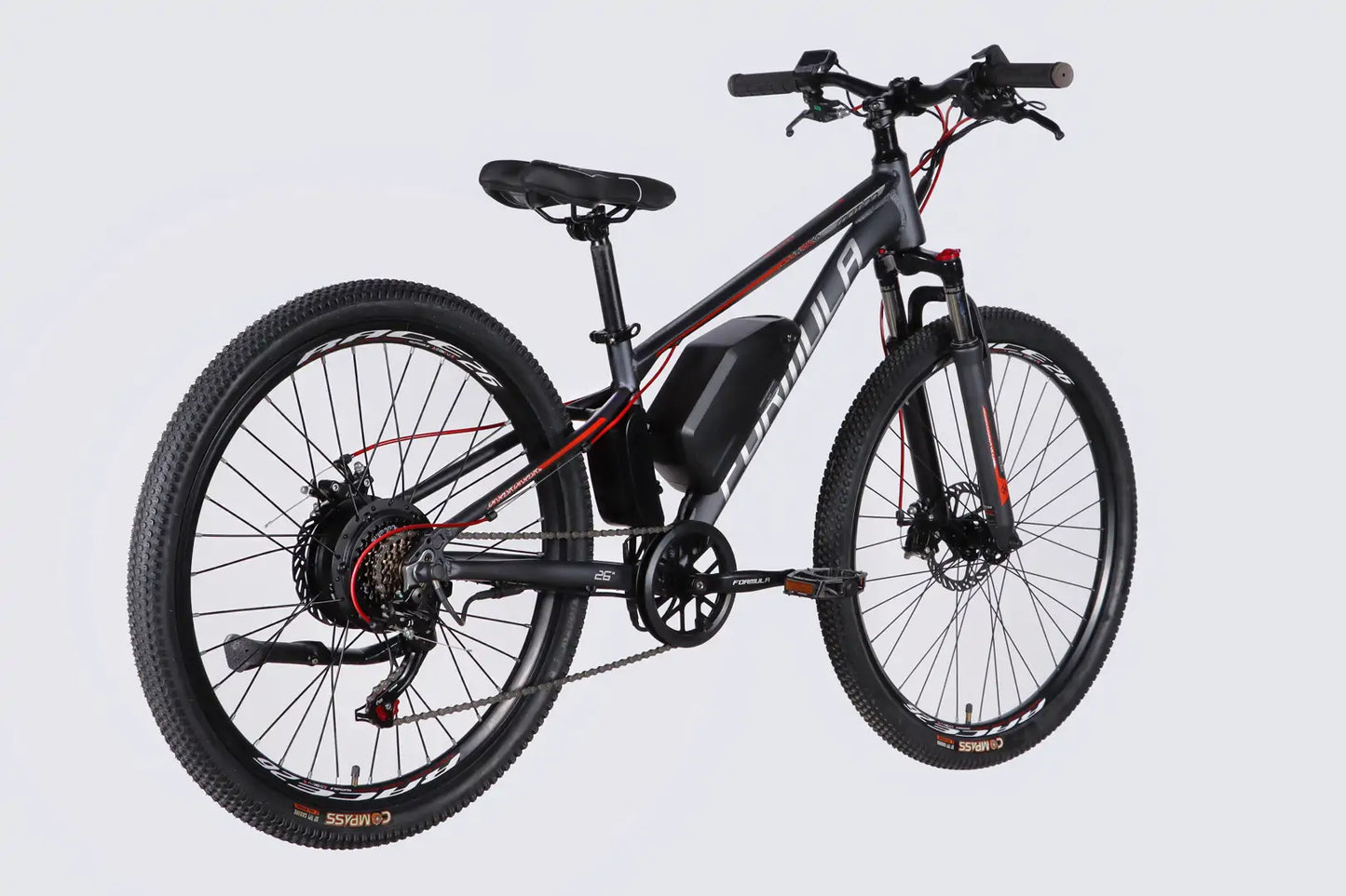 Велосипед з електроприводом 26" AL Formula eMOTION DD FR рама-13" 36B 10А*г 500Вт сіро-сріблястий (матовий) 2026