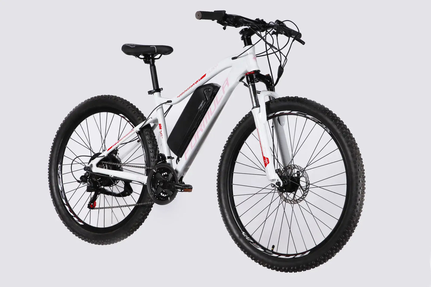 Велосипед з електроприводом 27.5" AL Formula eALPINA DD FR рама-17" 36B 12.5А*г 500Вт біло-рожевий 2026