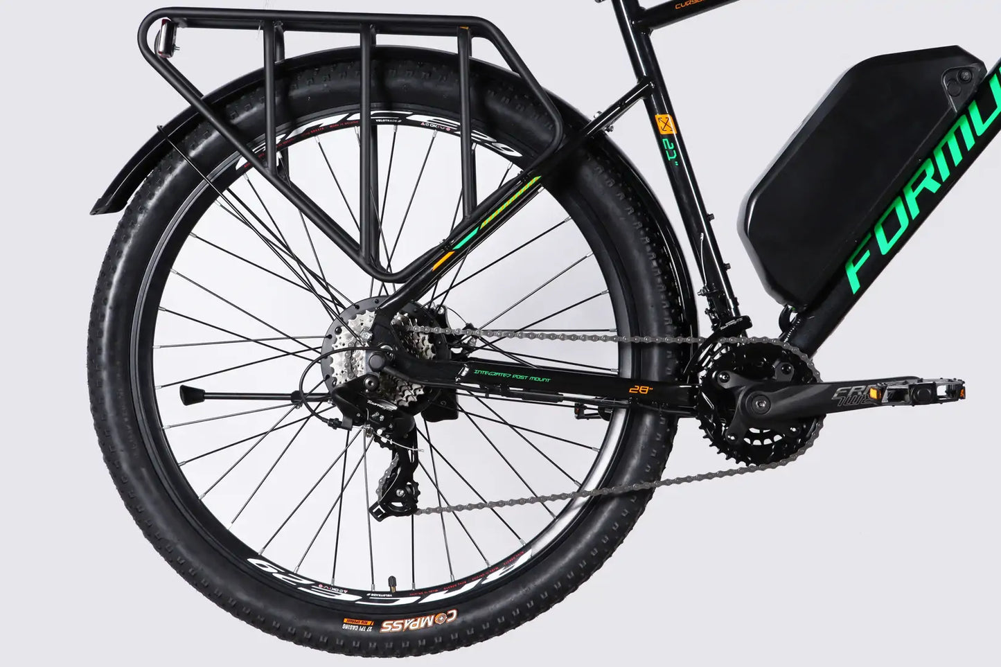 Велосипед з електроприводом 29" AL Formula eCURSOR MAN DD CS рама-21" 48B 17.5А*г 500Вт чорно-зелений 2026