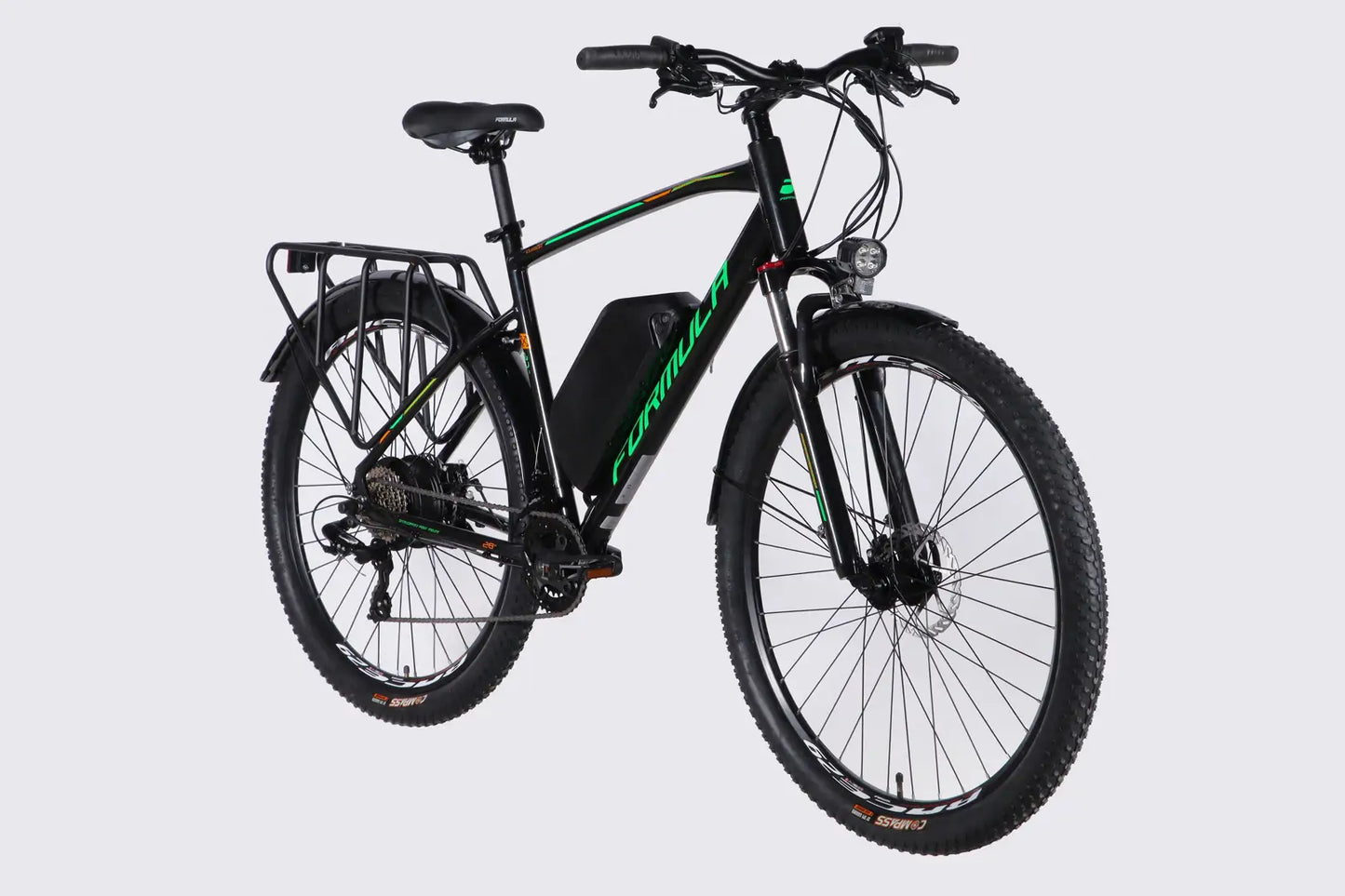Велосипед з електроприводом 29" AL Formula eCURSOR MAN DD CS рама-21" 48B 17.5А*г 500Вт чорно-зелений 2026