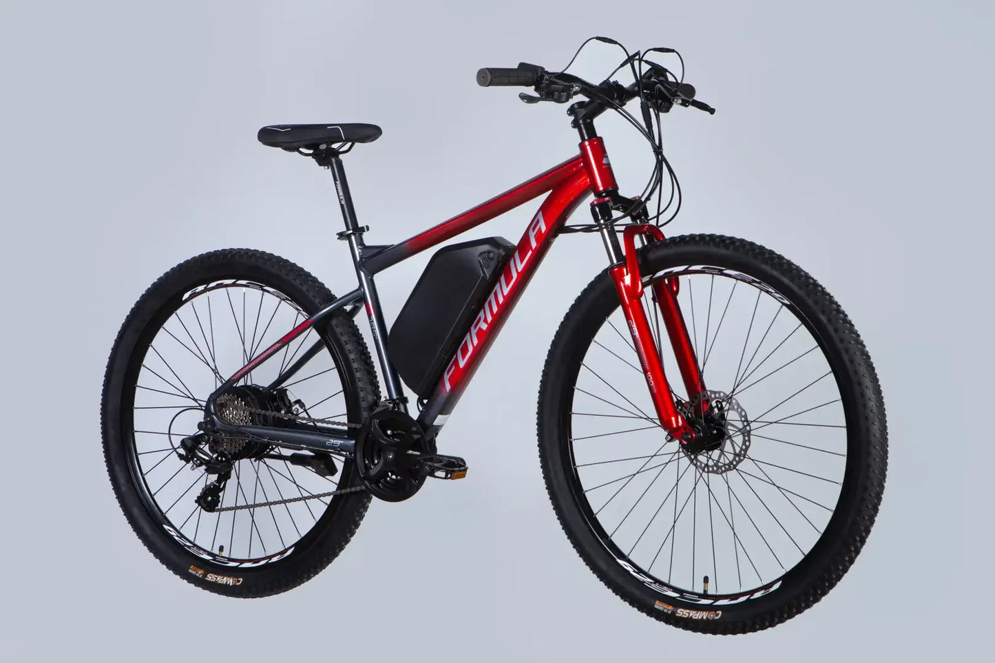 Велосипед з електроприводом 29" AL Formula eF-1 DD CS рама-18,5" 48B 17.5А*г 500Вт червоно-сріблястий 2026