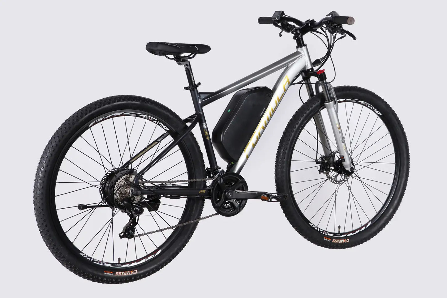 Велосипед з електроприводом 29" AL Formula eF-1 DD CS рама-18,5" 48B 17.5А*г 500Вт сріблясто-чорний 2026