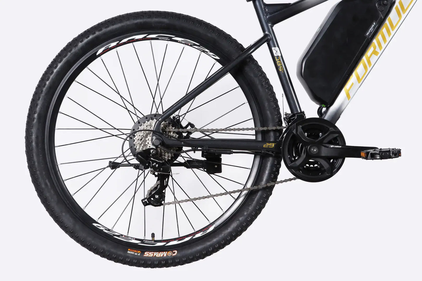 Велосипед з електроприводом 29" AL Formula eF-1 DD CS рама-18,5" 48B 17.5А*г 500Вт сріблясто-чорний 2026