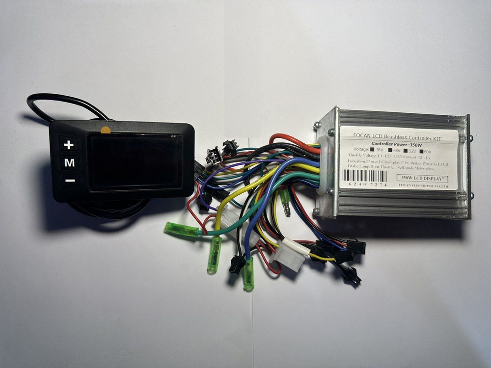 Контролер FOCAN 36/48/52/60V 18A 350W+LCD Display - фото 1