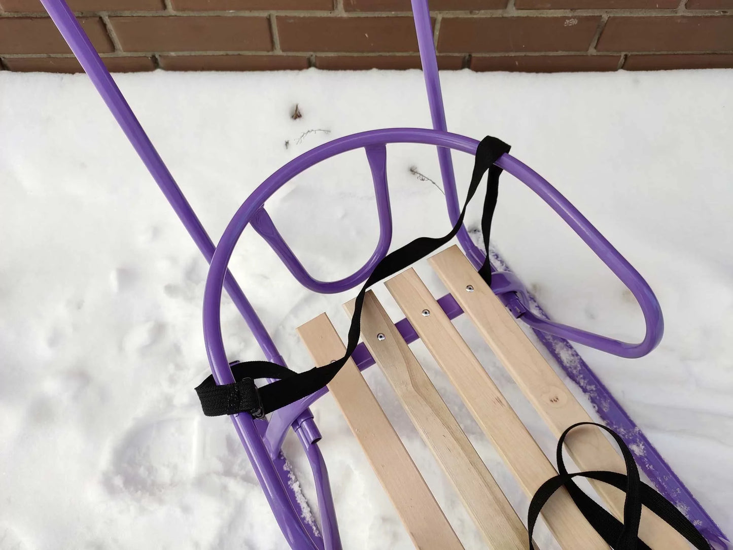 Дитячі санки Вітан Снігур з ручкою-штовхачем - изображение 3