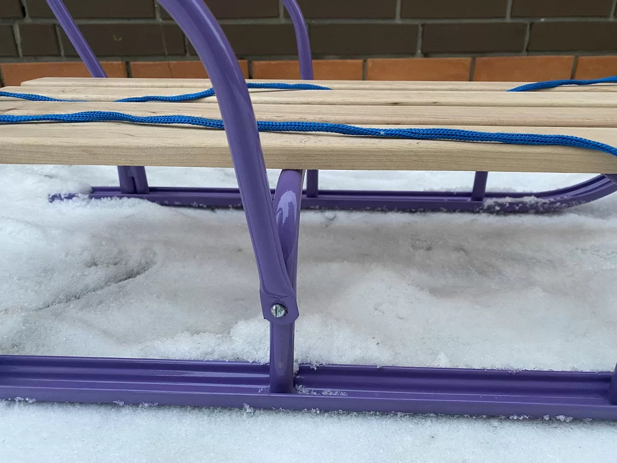 Дитячі санки Водан сд-1 фіолетові без ручки-штовхача - изображение 2