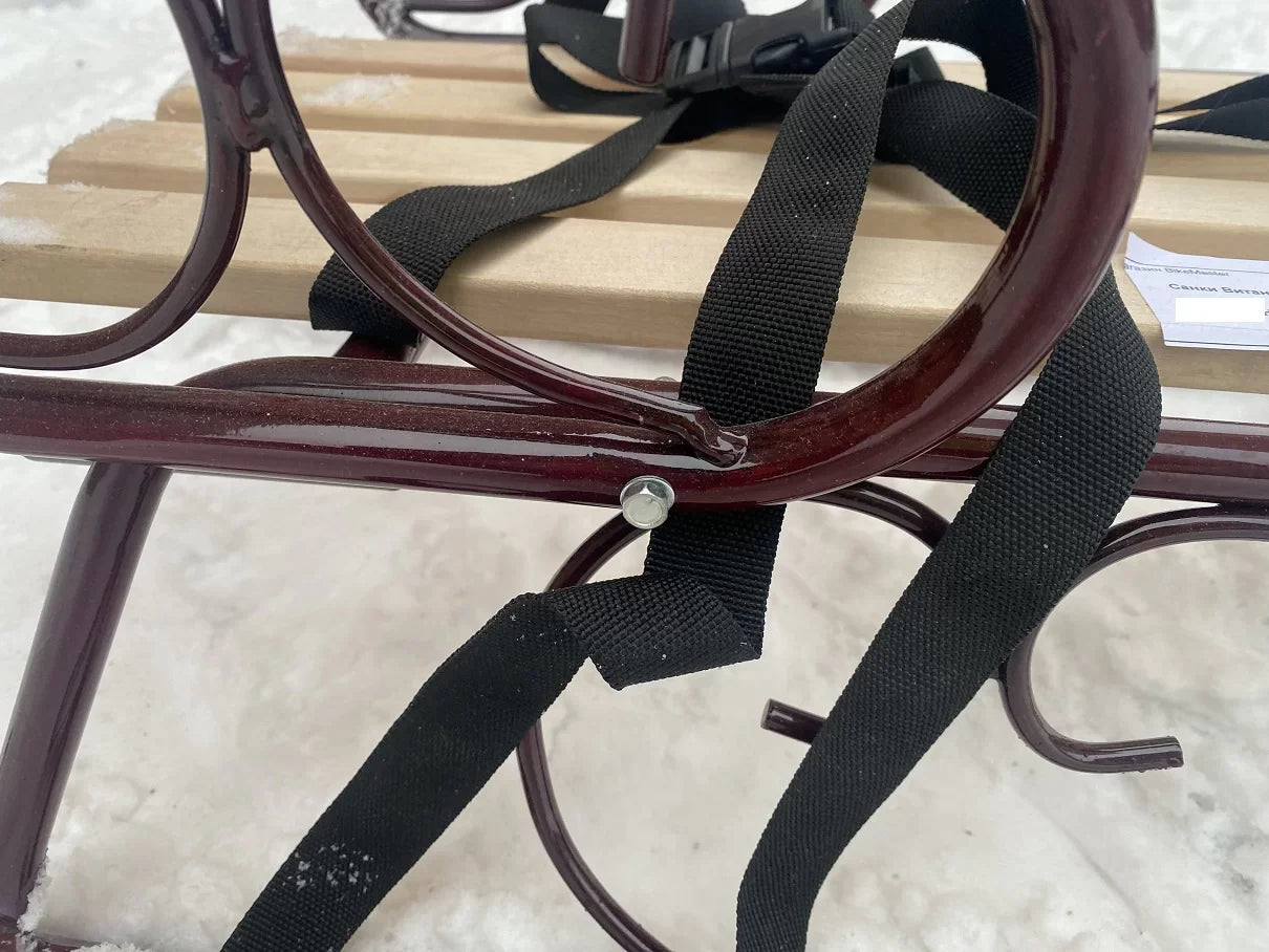 Дитячі санки Вітан смерека з ручкою-штовхачем - изображение 3