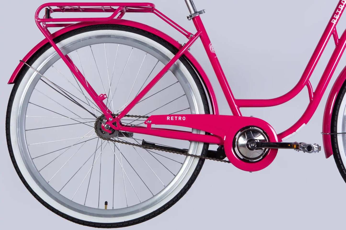 Велосипед ST 28" Dorozhnik RETRO Velosteel рама-19" рожевий 2025