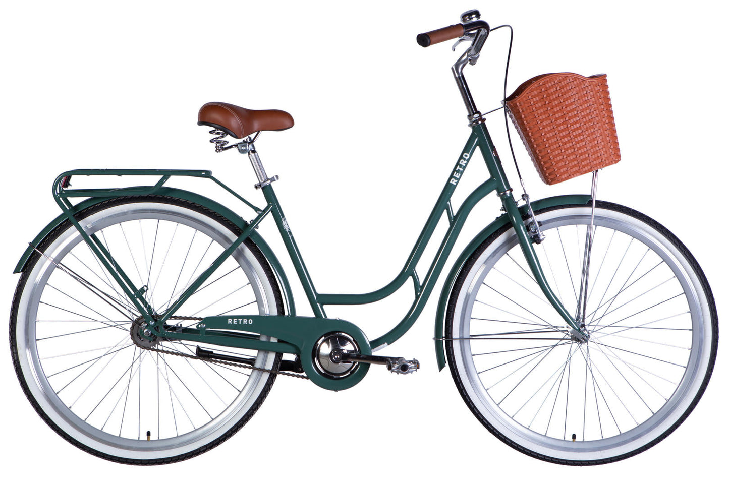 Велосипед ST 28" Dorozhnik RETRO Velosteel рама-19" зелено-сірий 2026