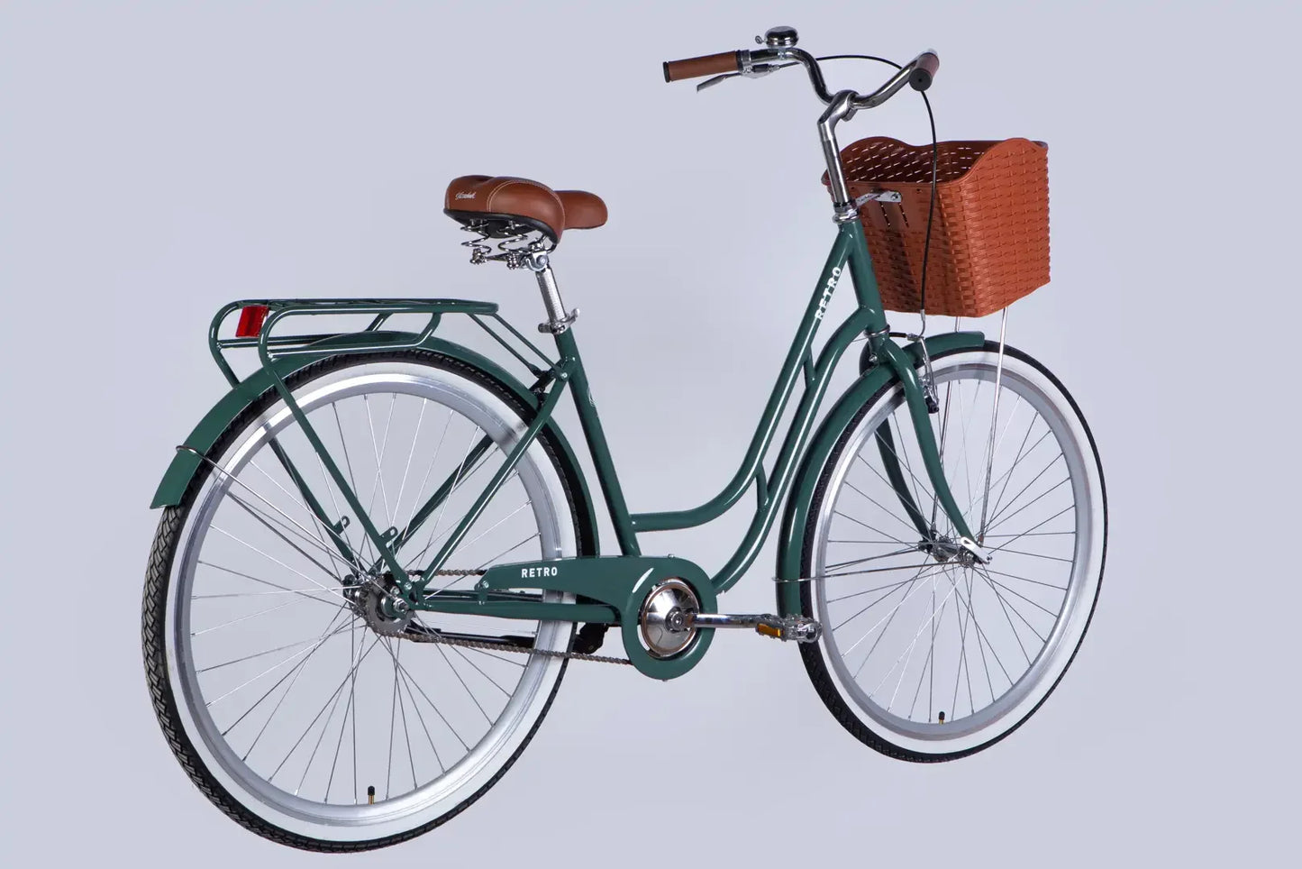 Велосипед ST 28" Dorozhnik RETRO Velosteel рама-19" зелено-сірий 2026