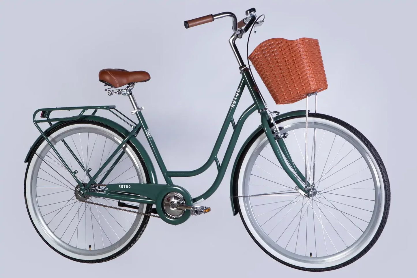 Велосипед ST 28" Dorozhnik RETRO Velosteel рама-19" зелено-сірий 2026