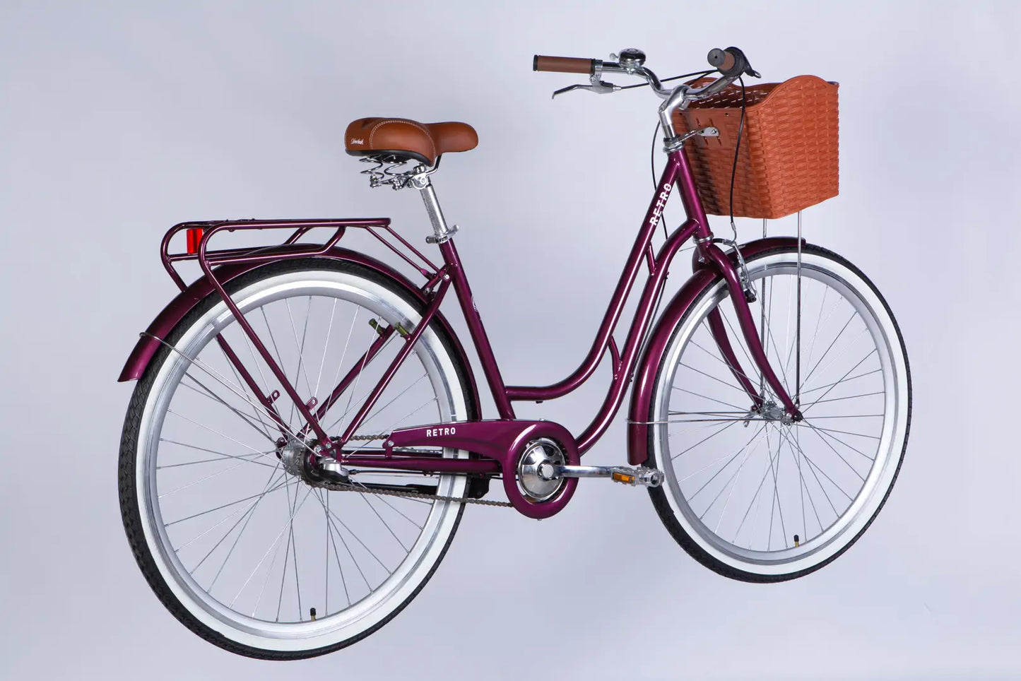Велосипед ST 28" Dorozhnik RETRO PH рама-19" малиновий 2026