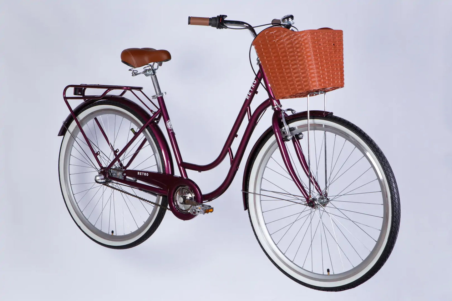 Велосипед ST 28" Dorozhnik RETRO PH рама-19" малиновий 2026