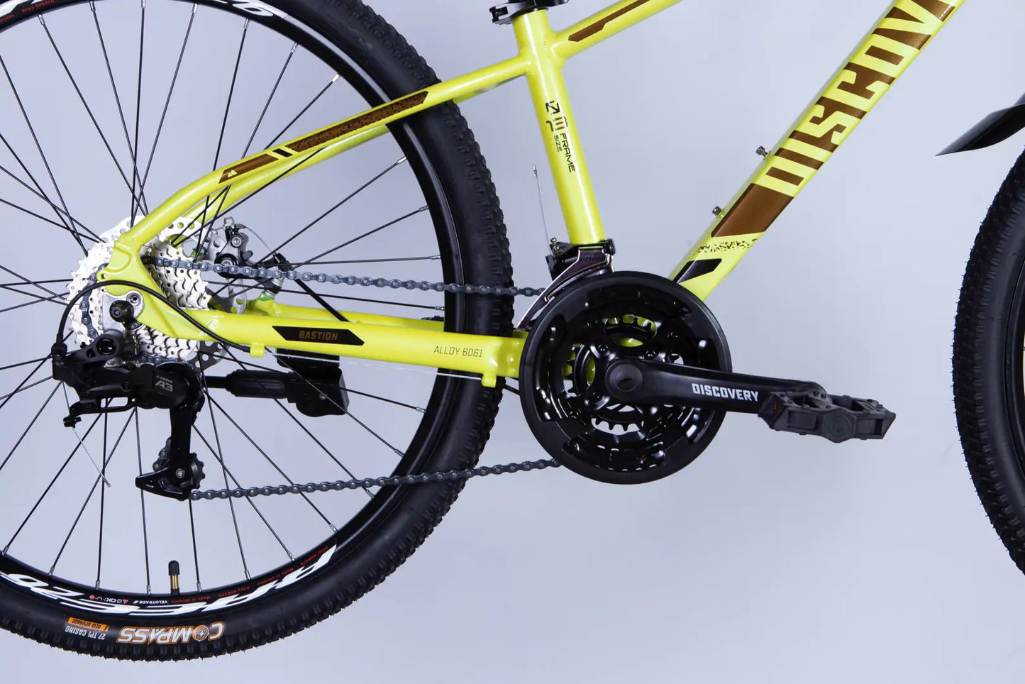 Велосипед AL 26" Discovery BASTION DD CS рама-13" жовтий 2025