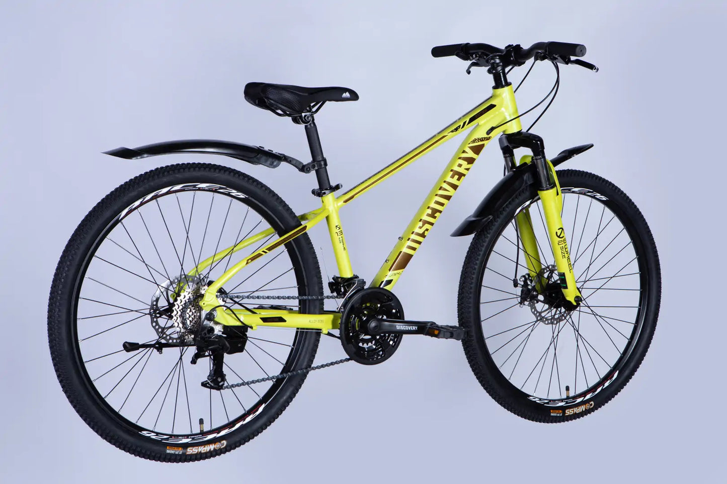 Велосипед AL 26" Discovery BASTION DD CS рама-13" жовтий 2025