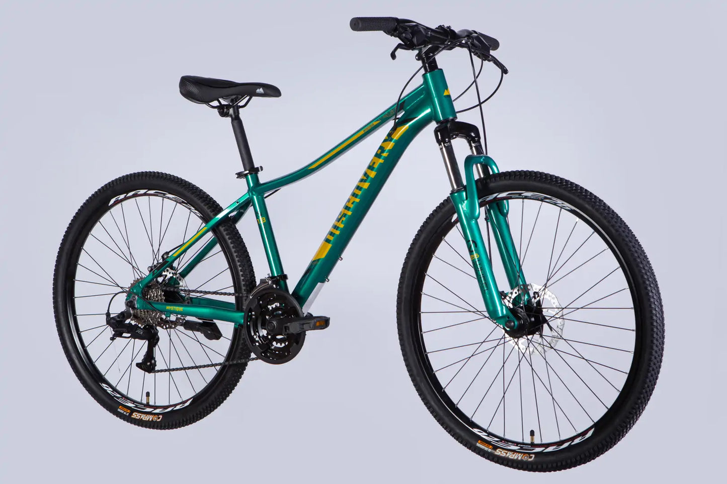 Велосипед AL 26" Discovery MYSTIQUE DD CS рама-15" зелений 2025