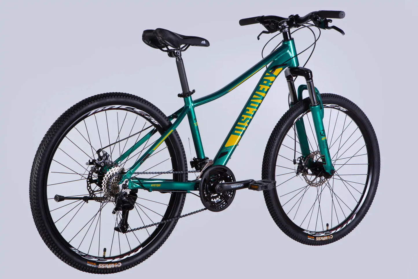Велосипед AL 26" Discovery MYSTIQUE DD CS рама-15" зелений 2025
