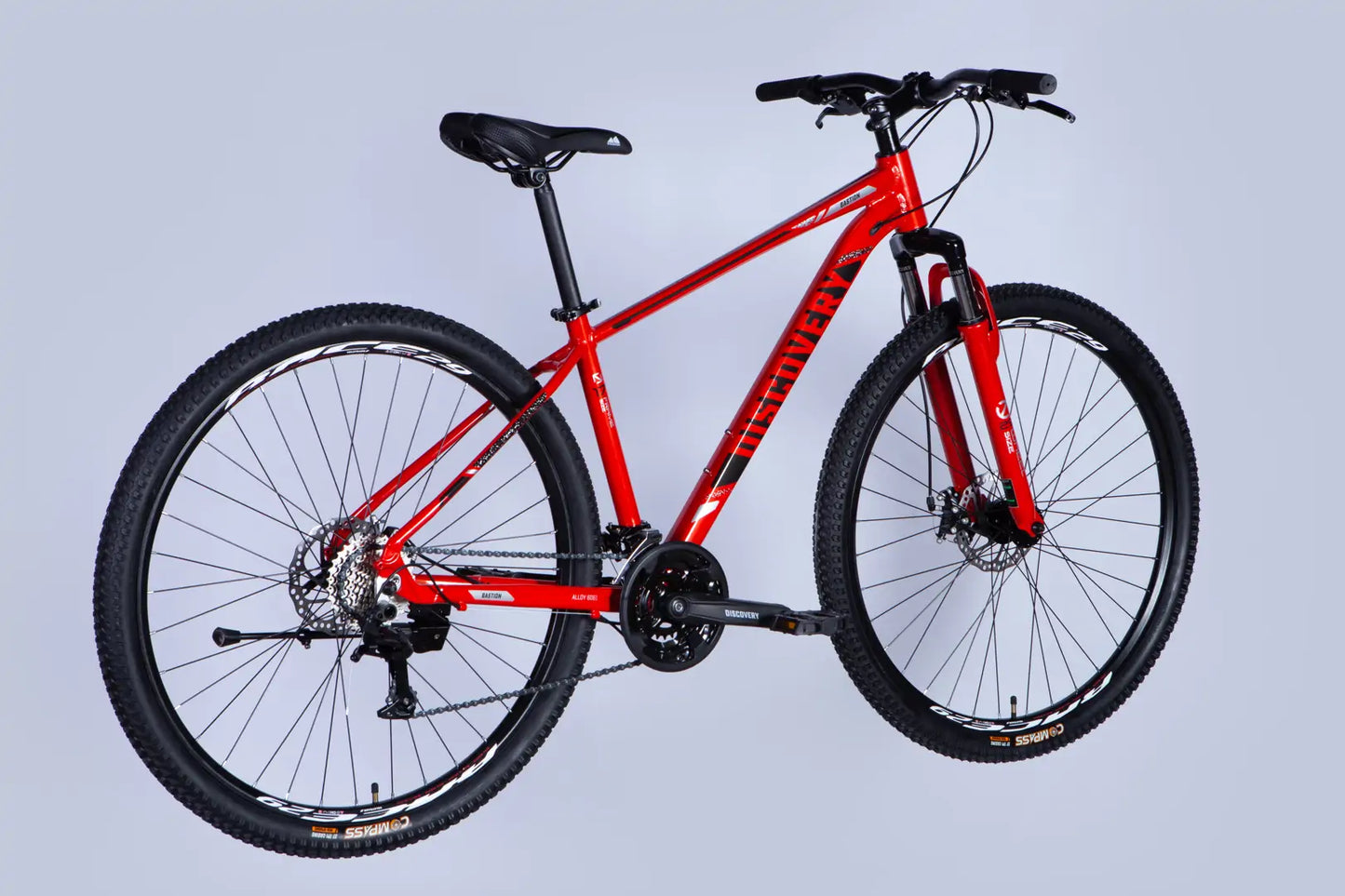 Велосипед AL 29" Discovery BASTION DD CS рама-17" червоно-чорний 2025