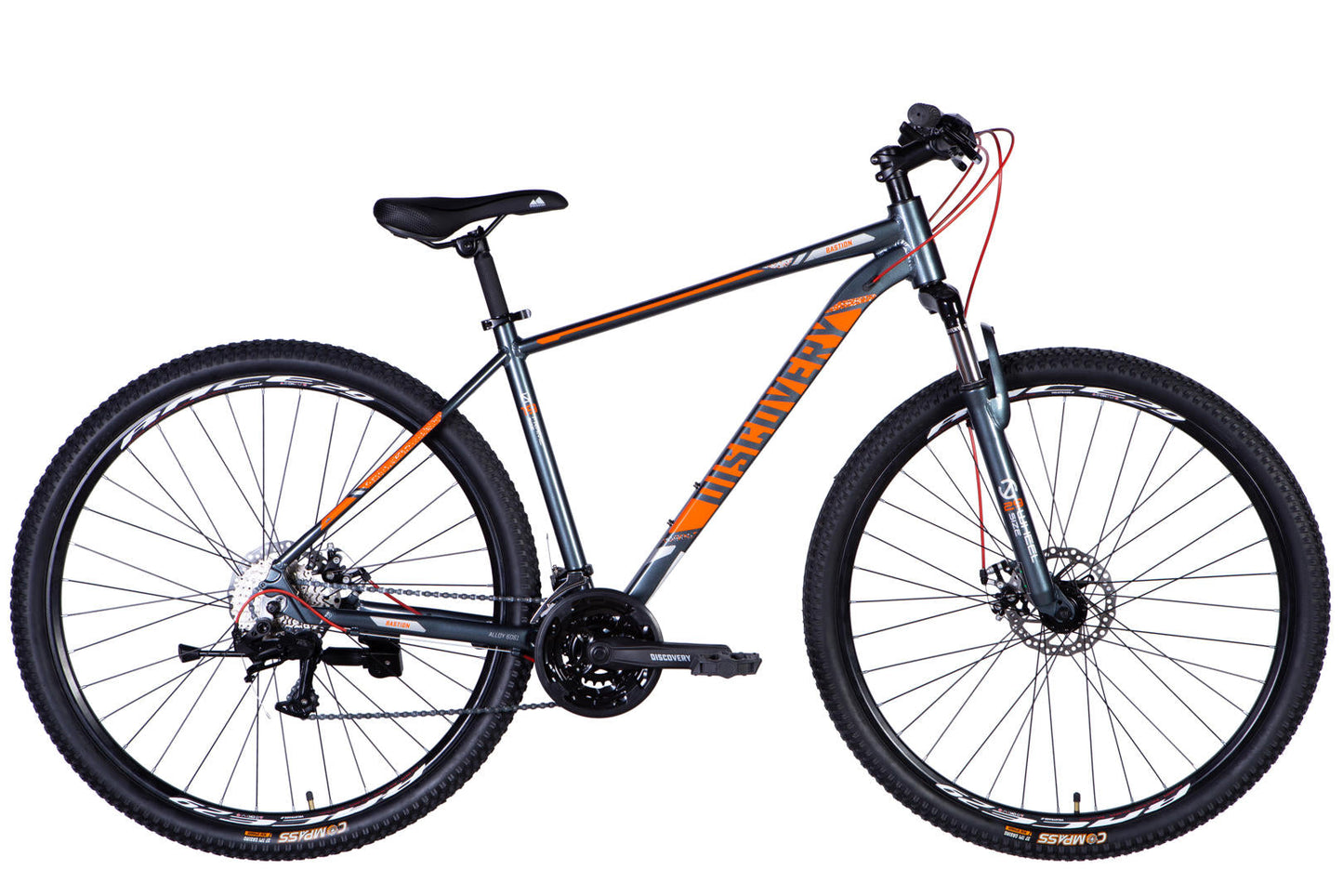 Велосипед AL 29" Discovery BASTION DD CS рама-19" сіро-помаранчевий 2025