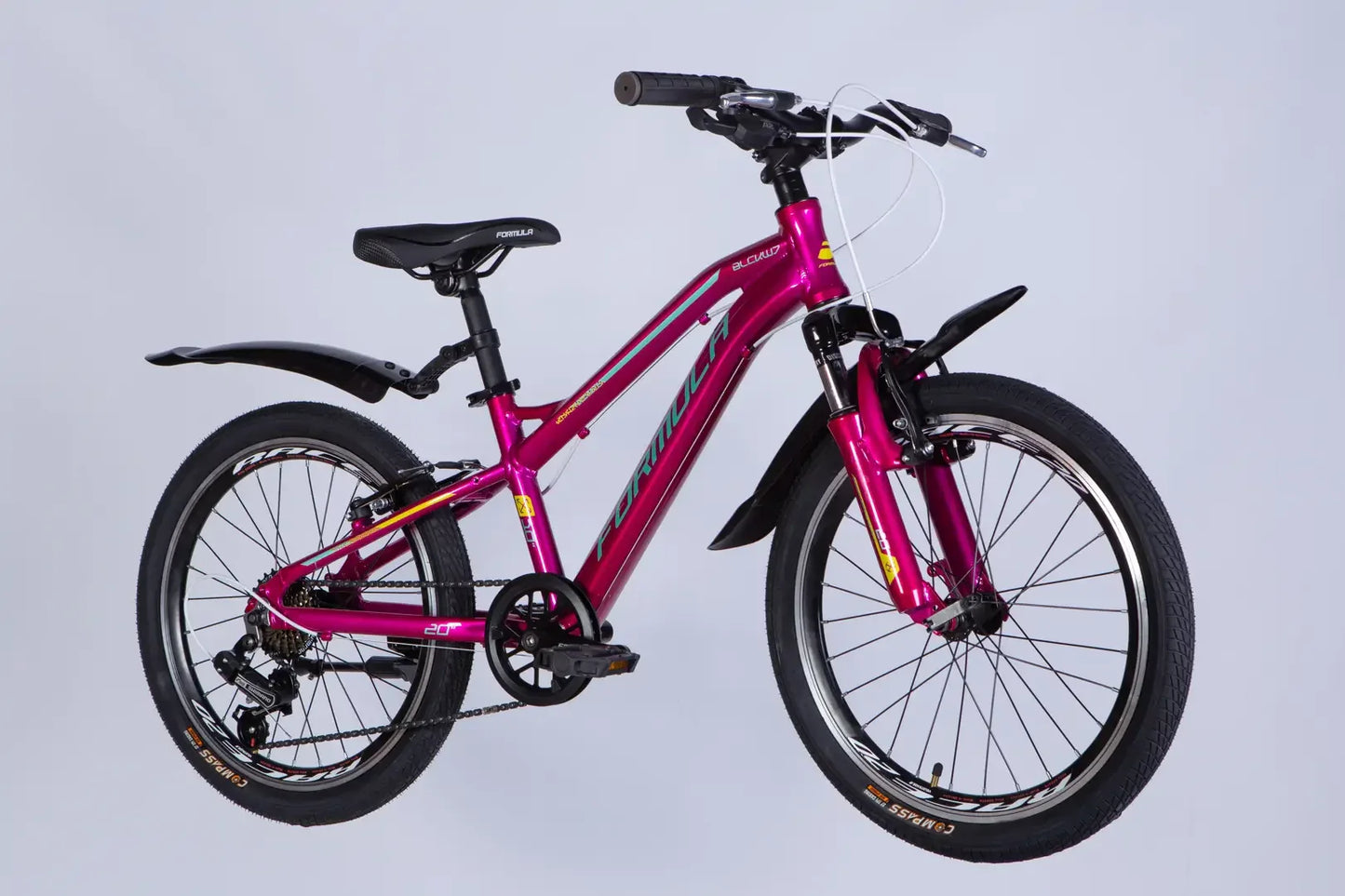 Велосипед уцінений AL 20" Formula BLACKWOOD Vbr FR рама-11" малиновий 2026