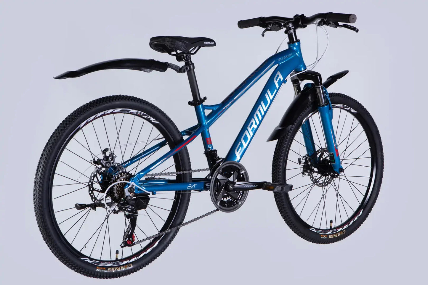 Велосипед AL 24" Formula BLACKWOOD 1.0 DD FR рама-12,5" синьо-сріблястий 2025